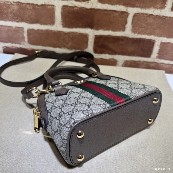 First bag ru gucci SMALL BAG-20*20.5*7.5cm TOTE GG OPHIDIA 0714